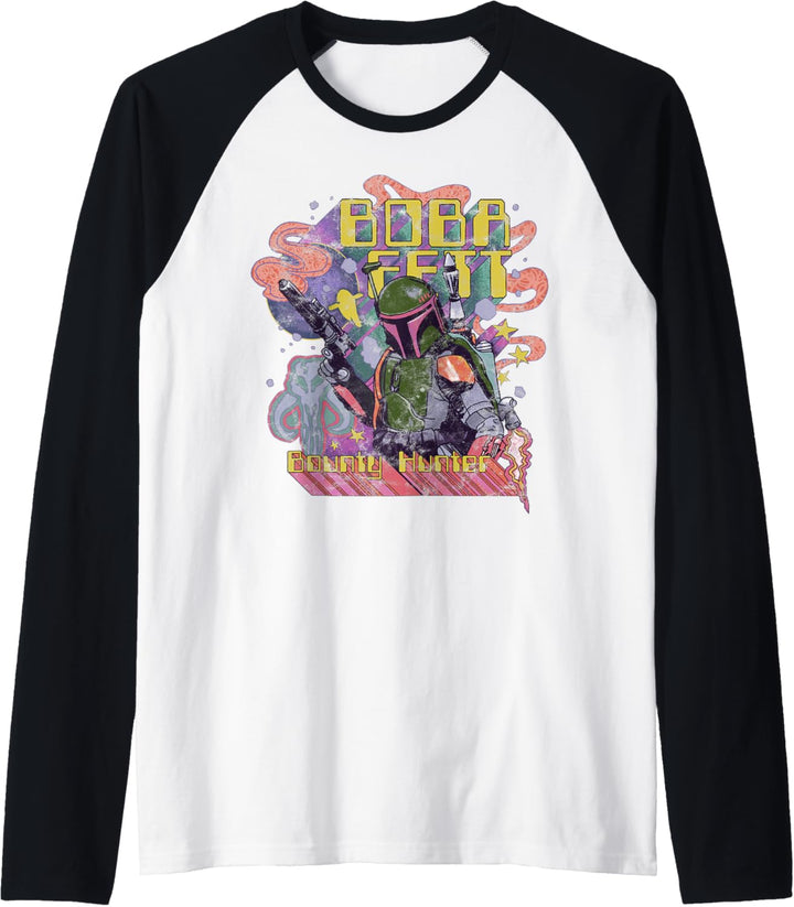 Star Wars Psychedelic Boba Raglan