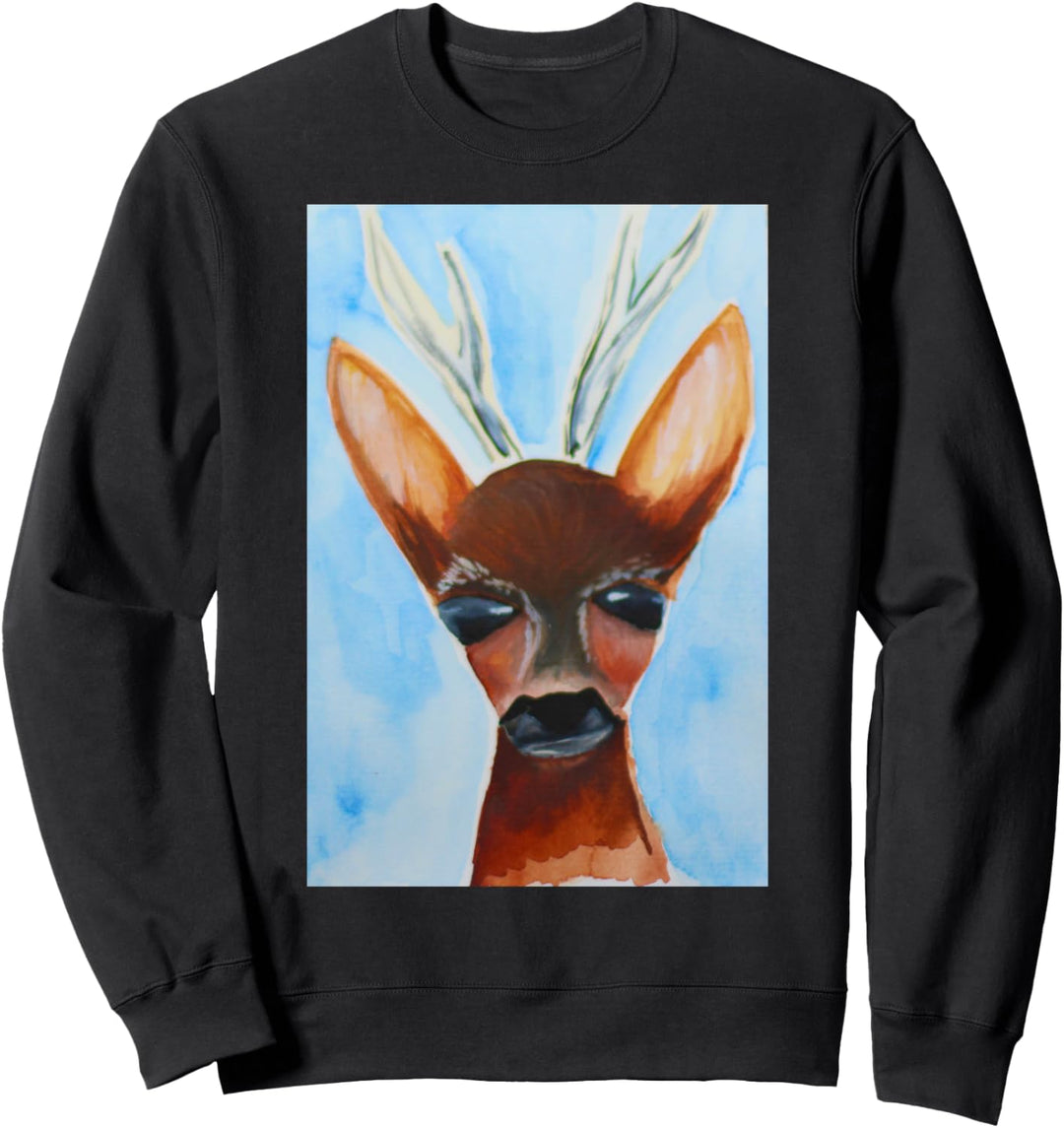 Mit Reh unterwegs Sweatshirt