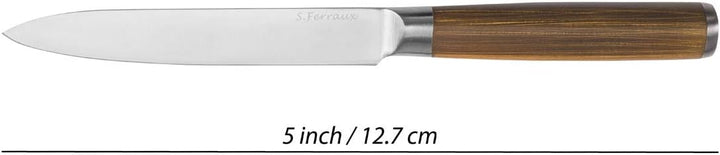 Ferraux Professional 3er Messerset Edelstahl Kochmesser 20 cm (Japanisch) - Fleischmesser - Allzweck