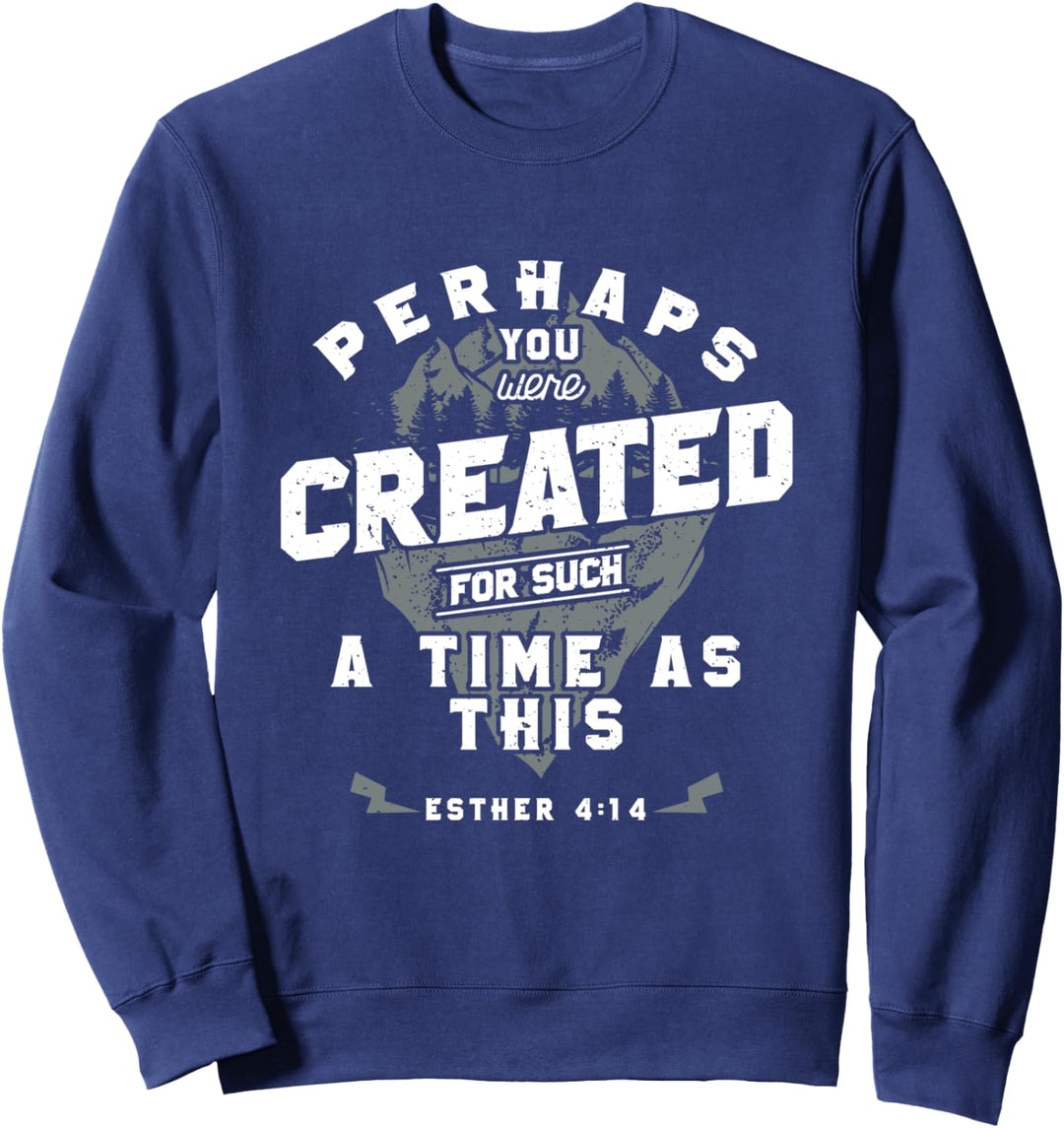 Vielleicht wurden Sie für diese Zeit geschaffen Sweatshirt