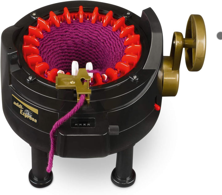 Addi Express Profesional Strickmaschine - Neues Modell – keine Batterien erforderlich