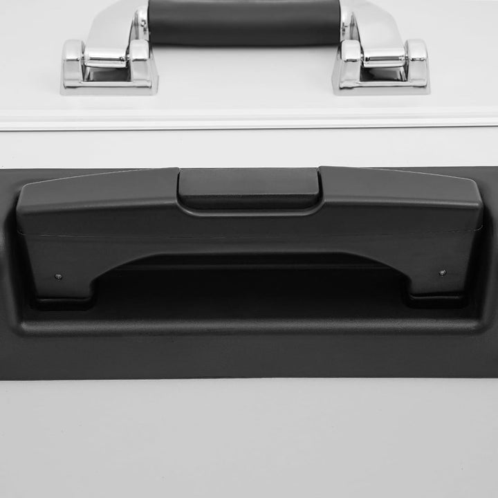 Pilotenkoffer 48,5×23×39 cmRollbarer Aktenkoffer mit Teleskopstange Rollen &amp; Kombinationsschloss Sic