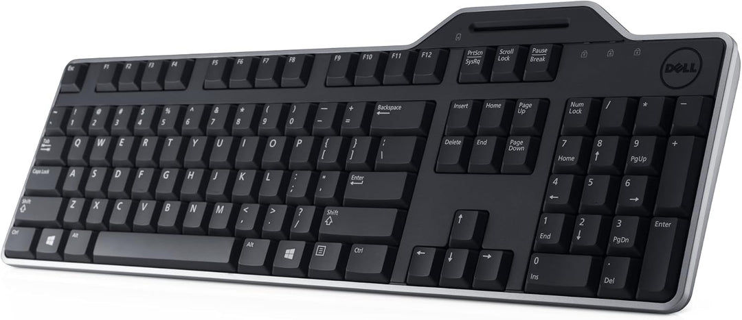 Dell KB-813, Wired, Smartcard Reader USB Keyboard, UK/Irish (QWERTY), schwarz Business Tastatur schw