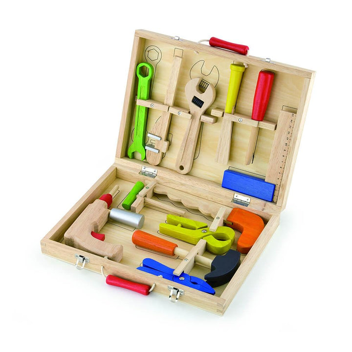 Viga 12 Teile Holz Tool-Set in Aufbewahrungsschachtel 