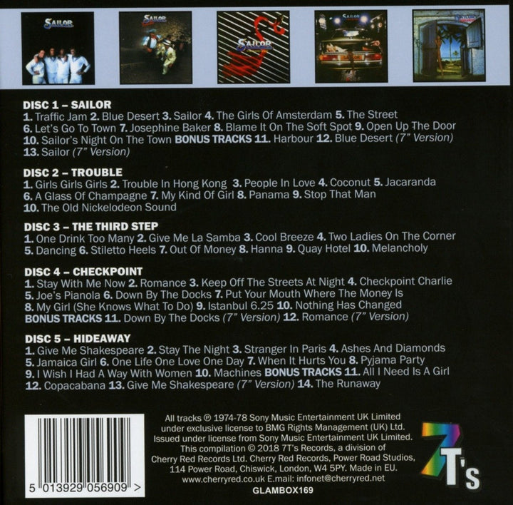The Albums 1974-1978 set), Audio-CD