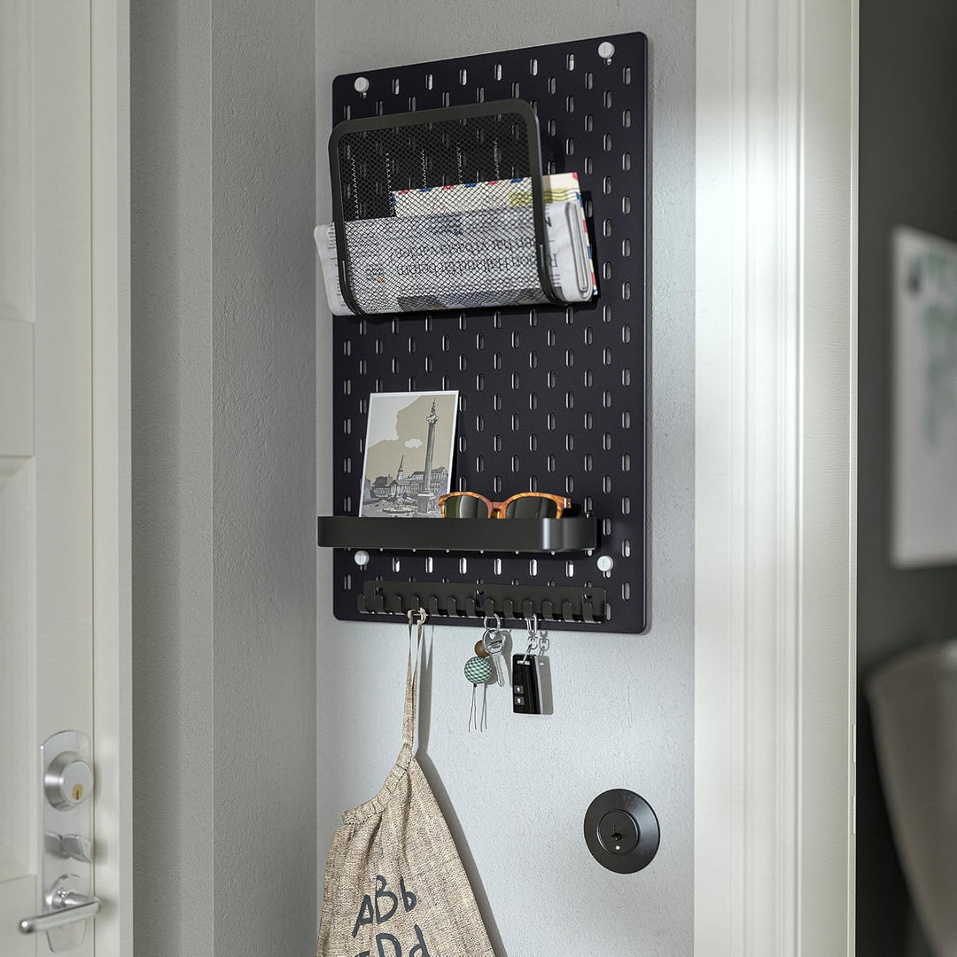 IKEA SKÅDIS Stecktafel, 36 x 56 cm, Schwarz