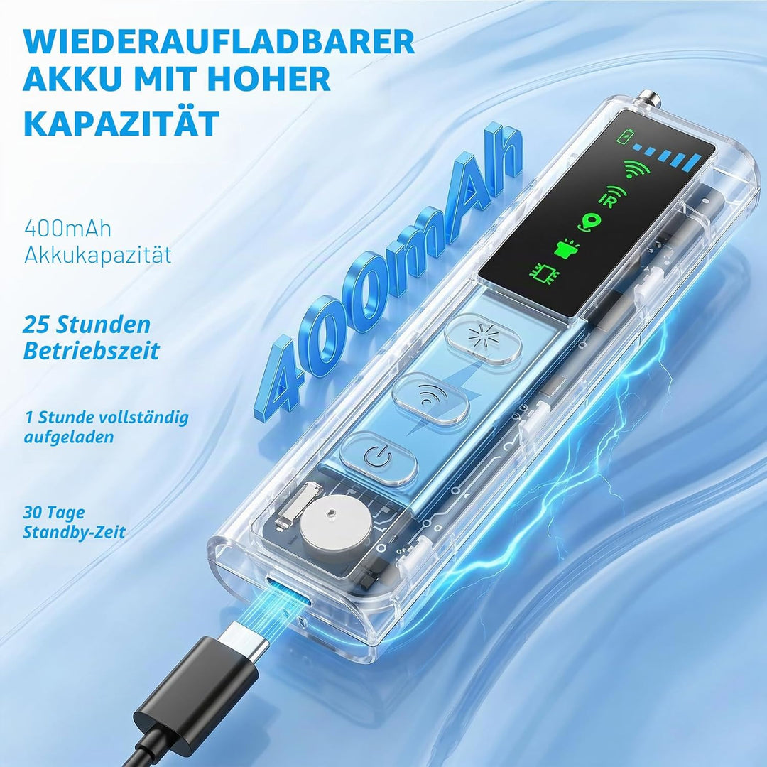 Wanzen Detektor Kamera Detektor Versteckte Kamera Detektor mit 5 Stufen Hidden Camera Detector RF Wi