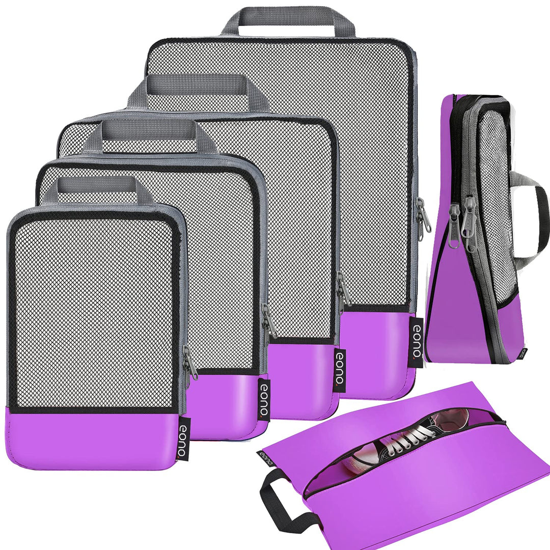 Eono Komprimierbaren Packwürfeln zur Organisation Ihres Reisegepäcks, Compression Packing Cube, Pack