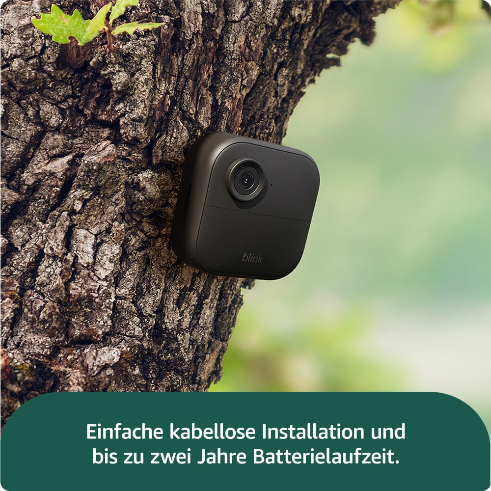 Blink Aussenkamera 4 mit Blink Videotürklingel, inkl. Sync-Basismodul 2 Kameras mit 0 € Videotürklin
