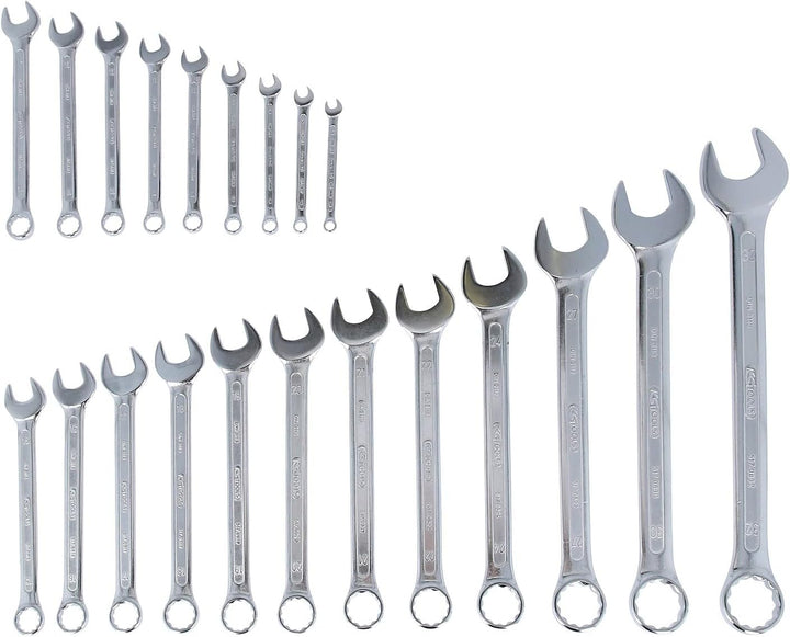 KS Tools 517.0043 Ringmaulschlüssel-Satz, abgewinkelt, 21-tlg 6-32mm