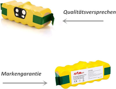 FLYLINKTECH Akku für iRobot Roomba,14.4V Ersatzakku für Roomba,4500mAh NI-MH Akku für iRobot Roomba