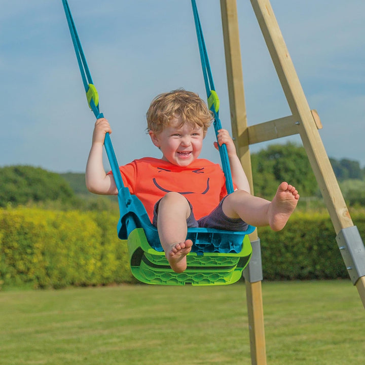 TP Toys TP900 Monate 4 in 1 Verstellbarer Quadpod Baby Schaukelsitz von 6 Motten bis Kinder 8 Jahre,