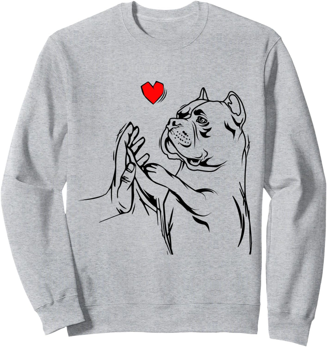 American Bully Liebe Hunde Frauchen Geschenkidee Sweatshirt