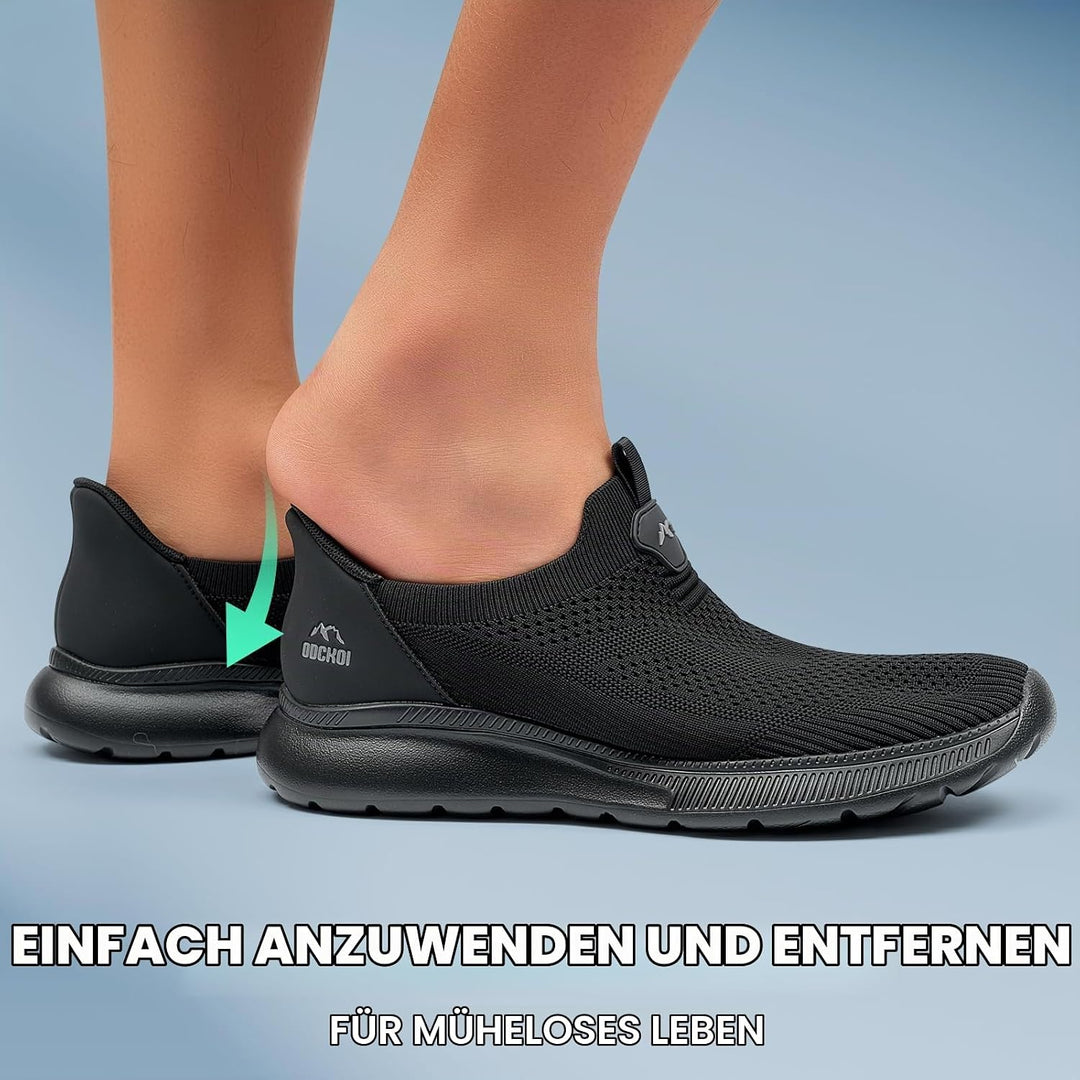 Sneaker Herren Ohne Schnuersenkel Slip-on Schuhe Mesh Atmungsaktiv Leicht Laufschuhe Sportschuhe Beq