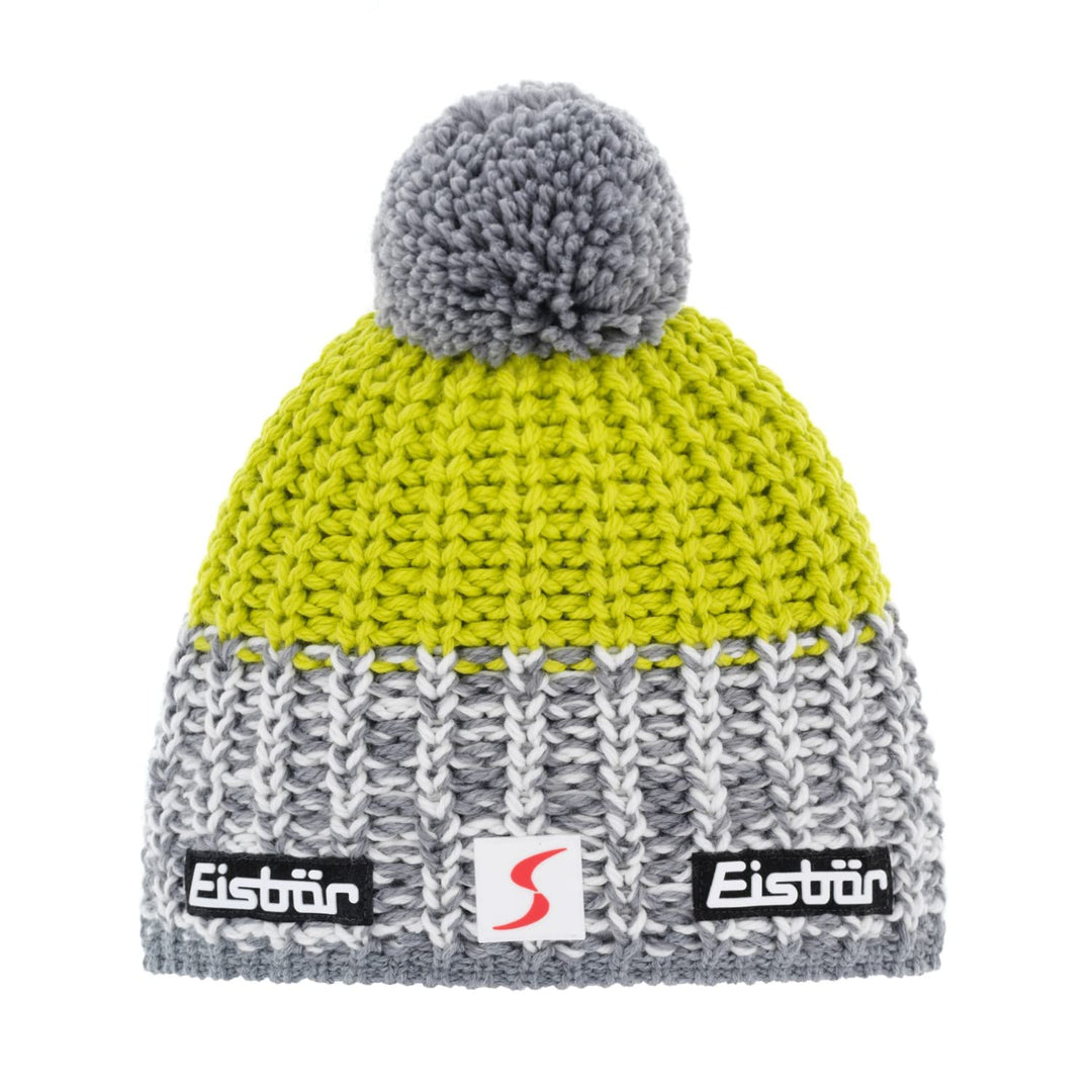 Eisbär Wintermütze mit Bommel für Damen und Herren Focus Pompon MÜ SP Einheitsgrösse Lime, Einheitsg