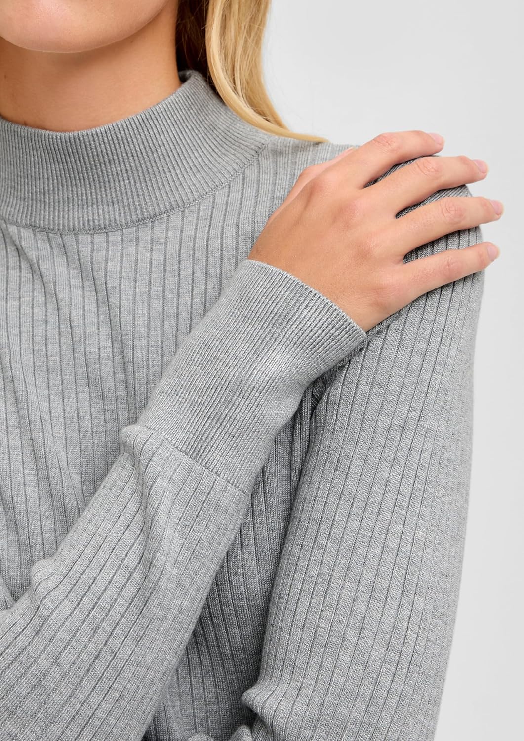 QS Strickpullover aus Viskosemix XL 9400 Grau, XL 9400 Grau