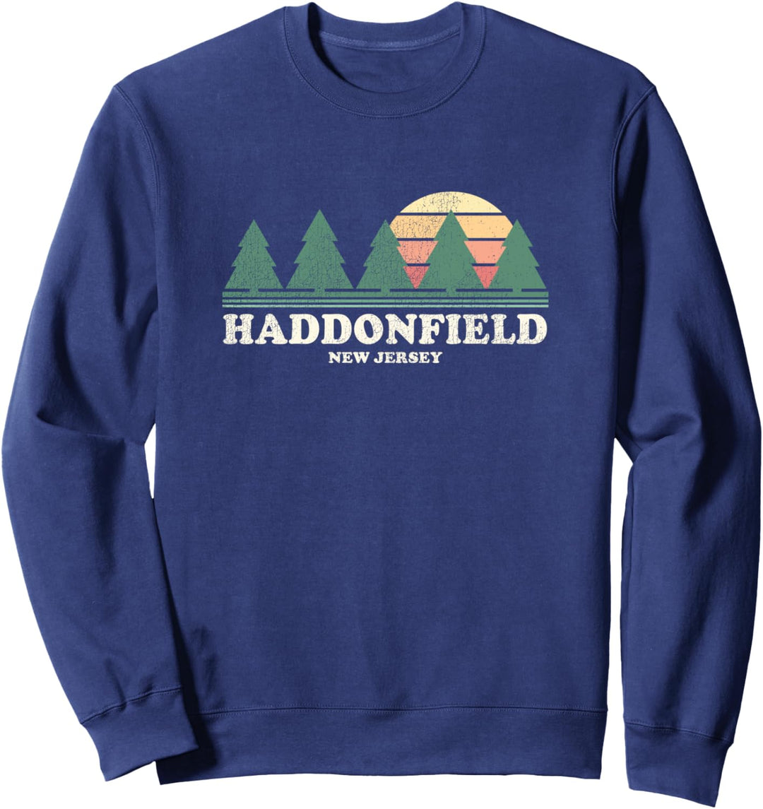 Haddonfield NJ Vintage Throwback Tee Retro 70er Jahre Design Sweatshirt