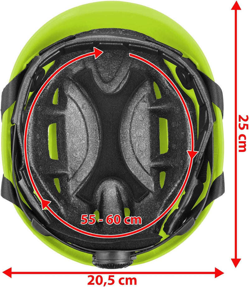 ALPIDEX Universal Kletterhelm für Jugendliche und Erwachsene EN12492 Klettersteighelm in unterschied