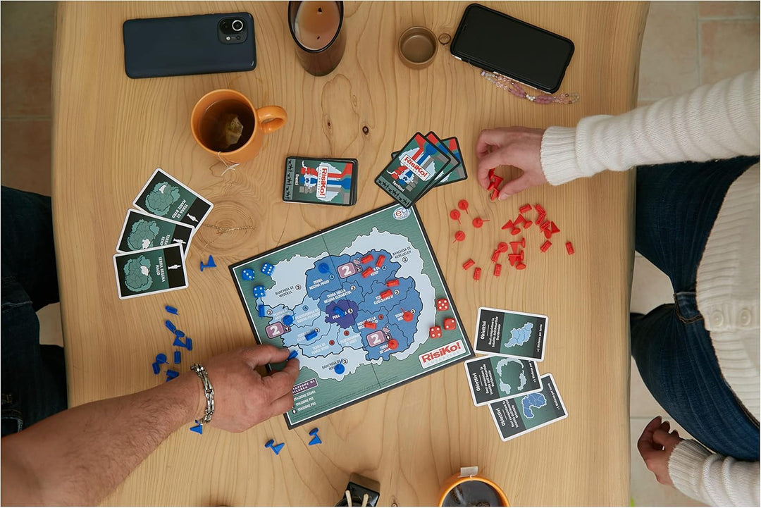 EDITRICE GIOCHI, Risiko! Antarktis, Strategiespiel, 2 Spiele in Box in 1 für Herausforderungen zwisc
