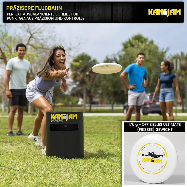 KanJam Unisex-Adult Pro Game Set, Black Yellow, Standard