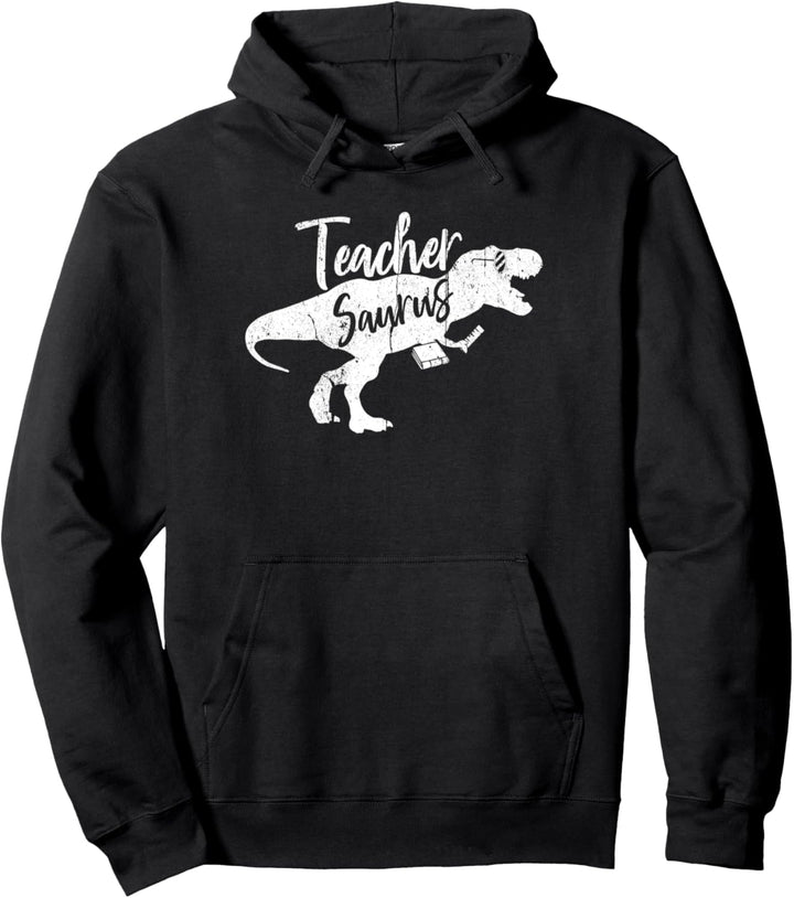 Lehrer Saurus Teachersaurus Dinosaurier T-Rex Zurück zur Sch Pullover Hoodie