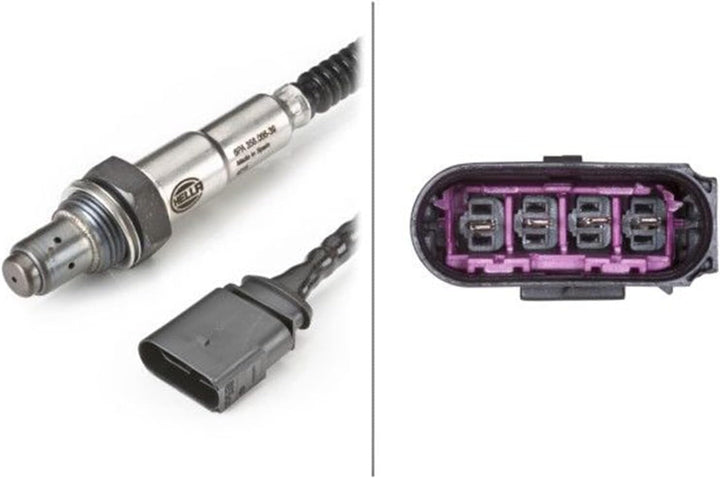 HELLA 6PA 358 066-391 Lambdasonde - 4-polig - Kabel: 1750mm