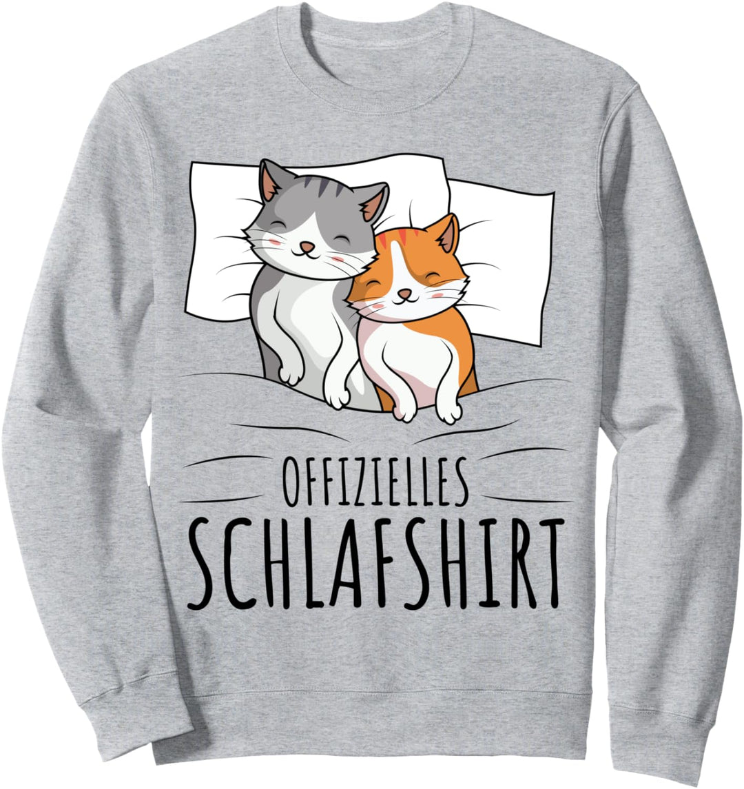 Offizielles Schlafshirt Katze Kater Sweatshirt