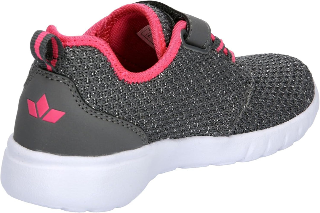 Lico Unisex Kinder Pancho Vs Sneaker 25 EU Grau Pink, 25 EU Grau Pink