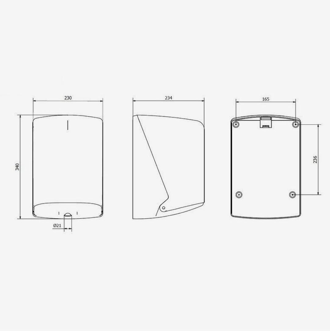 Jofel AG42000 - INNENABROLLUNGSSPENDER EINZELBLATTABRISS WEISS