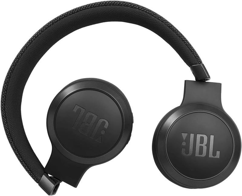 JBL Live 460NC kabelloser On-Ear Bluetooth-Kopfhörer in Schwarz – Mit Noise-Cancelling und Sprachass