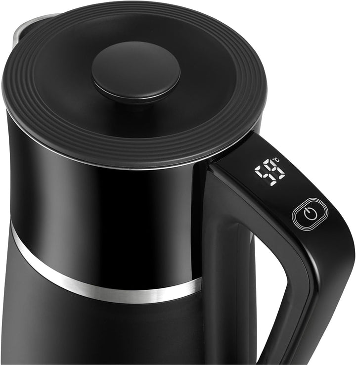 Instant-Wasserkocher mit Temperaturregelung 1,7 l, RK3100 1.7 Liter Schwarz, 1.7 Liter Schwarz