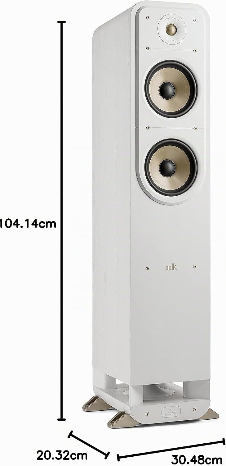 Polk Audio Signature Elite ES55 hochauflösender HiFi Standlautsprecher fürs Heimkino, Hi-Res zertifi