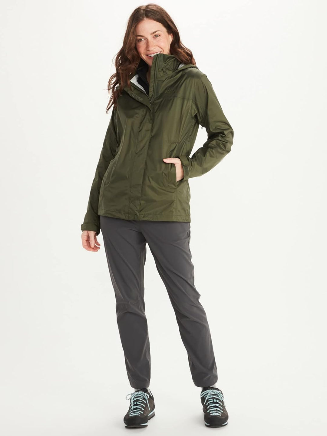 Marmot Damen Wm's PreCip Eco Jacket, Wasserdichte Regenjacke, winddichter Regenmantel, atmungsaktive
