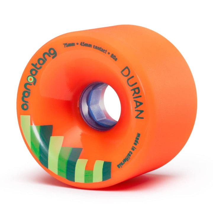 Orangatang Longboard RÃ Durian 75mm 83a Rollen orange, orange