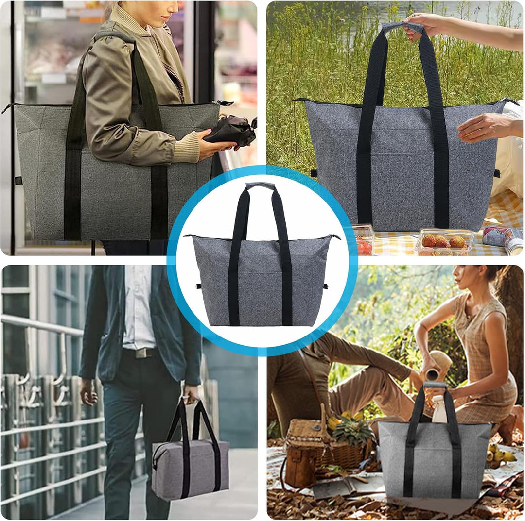 Kühltasche, faltbar, 20 l, Kühltasche, weich, isoliert, Picknicktasche, tragbar, Kühltasche, Lunchta