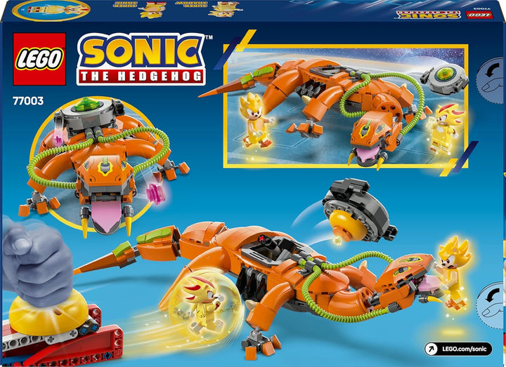 LEGO Sonic The Hedgehog Super Shadow vs. Biolizard, Gamer Spielzeug, Geschenk für Jungen und Mädchen
