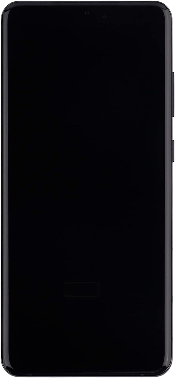 swark Dynamic AMOLED 2X Kompatibel mit Samsung Galaxy S20 Ultra 4G & 5G SM-G988 (Schwarz mit Rahmen)