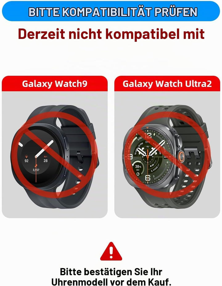 Ladestation für Samsung Galaxy Watch, Uhrenladegerät für Samsung Watch 8 Ladegerät-Ständer und Nacht