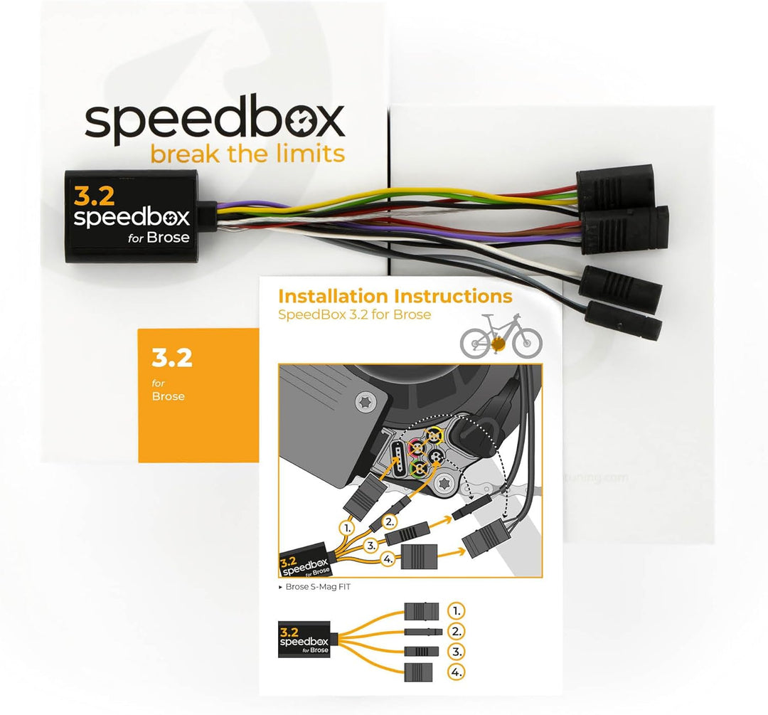 SpeedBox 3.2 Tuning-Chip für Brose S-Mag Pro FIT Motoren – Einstellbare Geschwindigkeit, Unbegrenzte