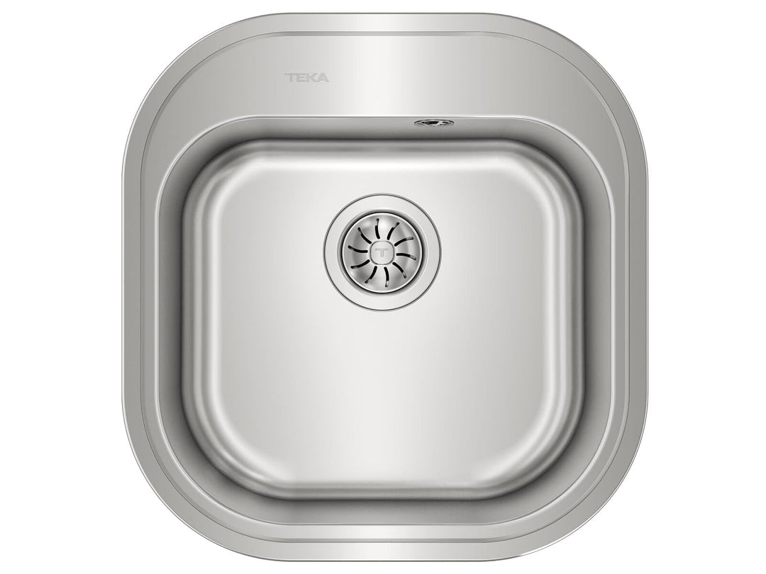 STYLO 1C Fregadero inox cubeta, 165mm, Øgrifo, Mueble 45