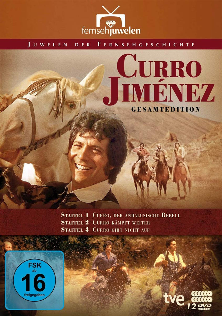 Curro Jiménez: Der andalusische Rebell (Komplettbox Staffeln 1-3) (Fernsehjuwelen) [12 DVDs], DVD