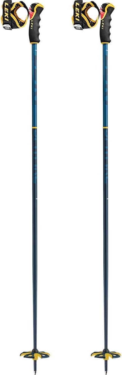 LEKI Cross Handschuhe Fingerhandschuhe 1 Mustard Yellow – Denimblau – Egäischblau, 1 Mustard Yellow