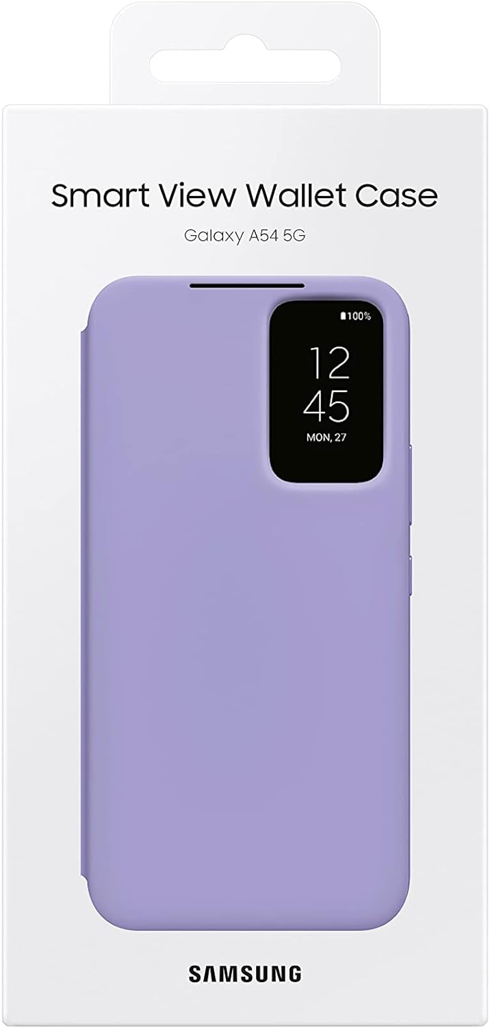Samsung Smart View Wallet Case EF-ZA546 für das Galaxy A54 5G, Handyhülle, Schützhülle in Blueberry,