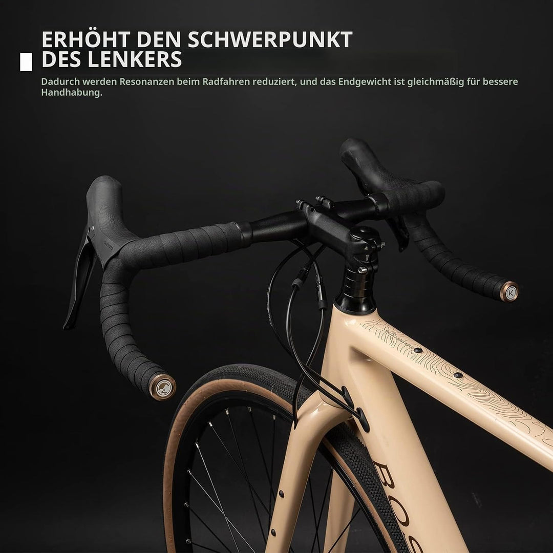 ROCKBROS Road-to-Sky Fahrrad Lenkerstopfen Endkappe Lenker Bar End Plugs aus Aluminiumlegierung 2 St