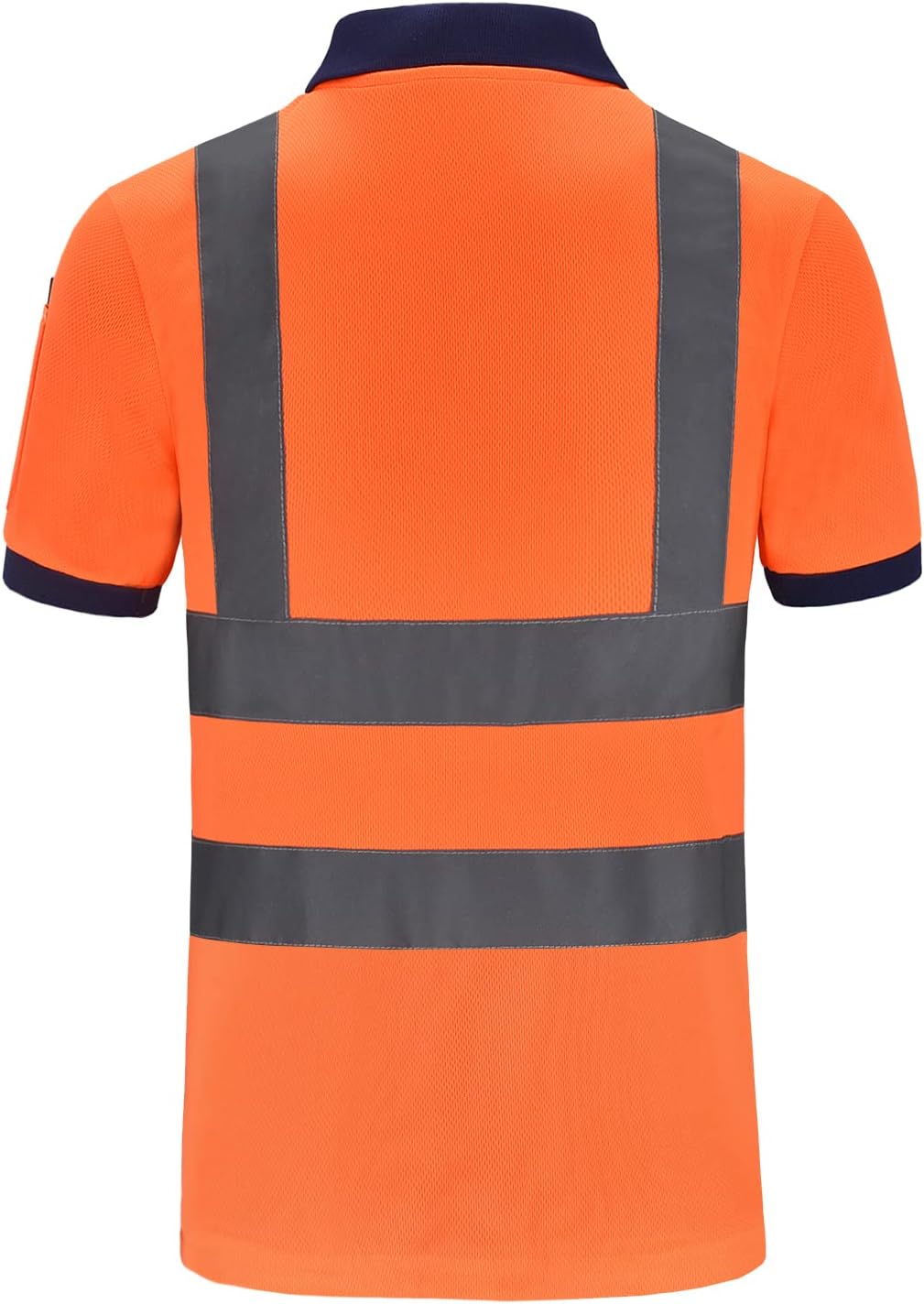 Warnschutz Polo T-Shirt Warnschutzshirt Warnshirt Warnschutz Arbeitskleidung 7 Farben XL Kurzarm-ora