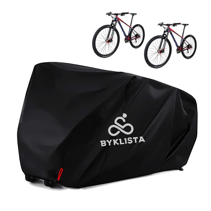 BYKLISTA Fahrradgarage für 2 Fahrräder + eBook - Fahrradabdeckung wasserdicht aus 210D Oxford-Gewebe