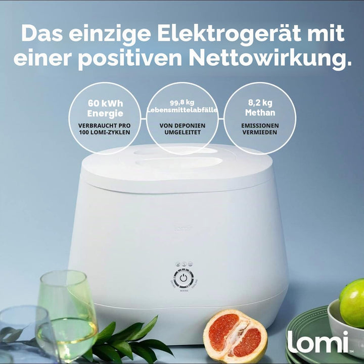 LOMI Der weltweit erste Smart Waste Küchenkomposter | Verwandeln Sie Abfall mit einem einzigen Knopf