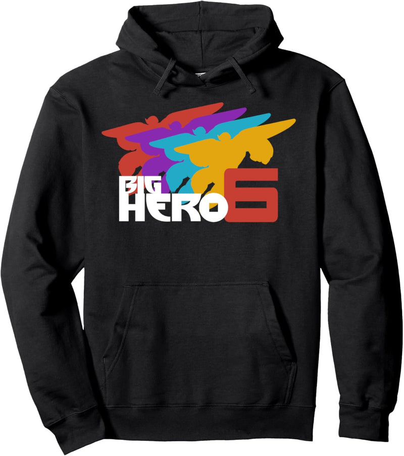 Disney Big Hero 6 Baymax Retro Logo Pullover Hoodie