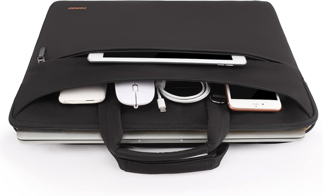 DOMISO 14 Zoll Wasserdicht Laptop Tasche Aktentasche Schultertasche Notebooktasche für 14" Lenovo Id