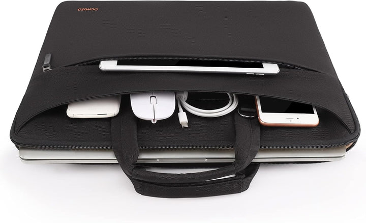 DOMISO 14 Zoll Wasserdicht Laptop Tasche Aktentasche Schultertasche Notebooktasche für 14" Lenovo Id